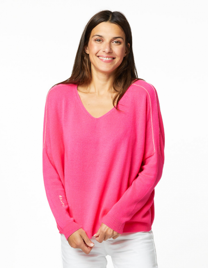 Kerri Rosenthal - Camille V Neck Sweater