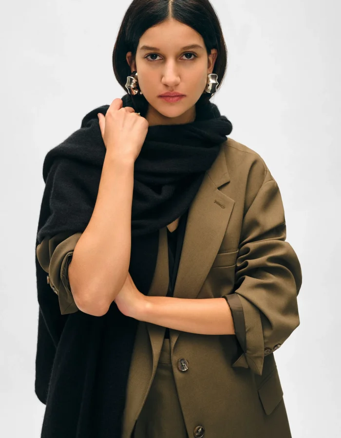 Cashmere Travel Wrap Black
