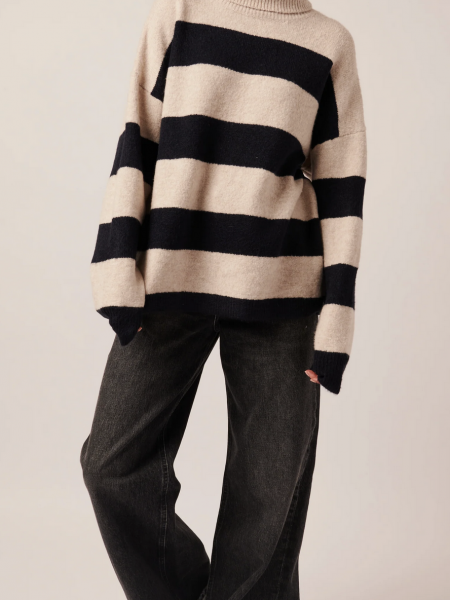 Line - Bronx Sweater in Lynx Stripe