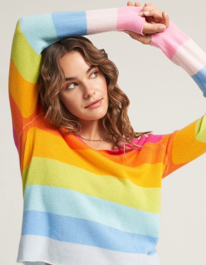 Princess goes Hollywood - Cashmere sweater Rainbow