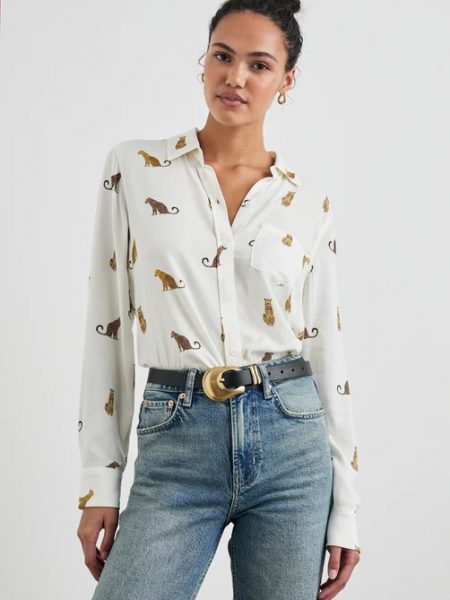 Rails - Kathryn wild animal shirt